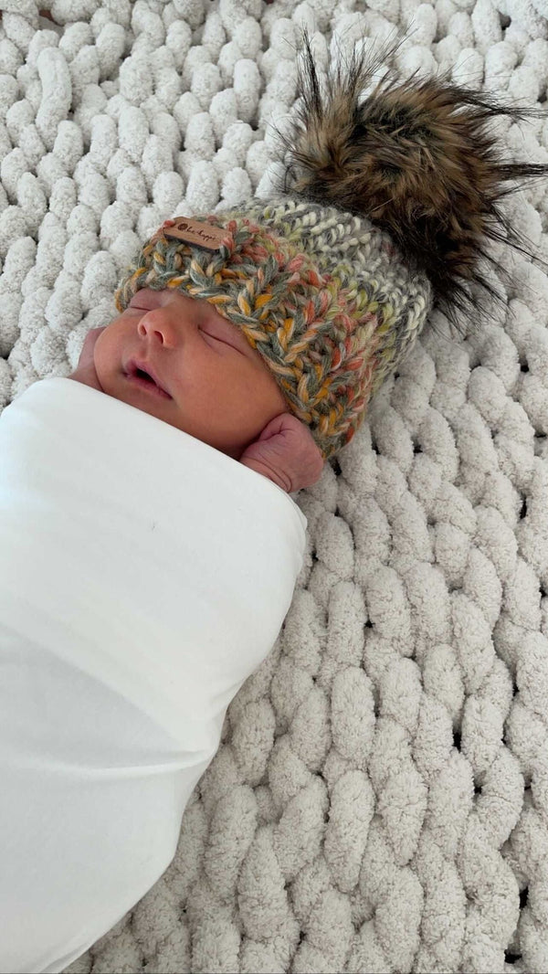 Wholesale Solid Knit Pom Hat | Coney Island