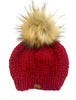 Adult Solid Knit | Cranberry Red