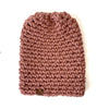 Crochet Simple Slouch Hat | Dusty Rose Pink