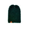 Crochet Simple Slouch Hat | Dark Green