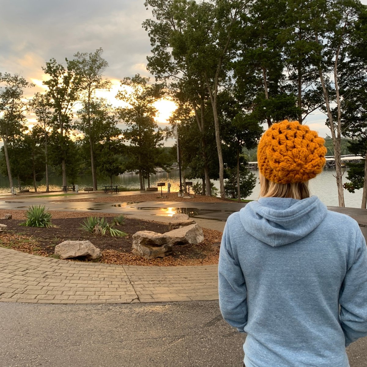 Women's Slouch Hat | Butterscotch Slouchy Beanie - b.e.happe