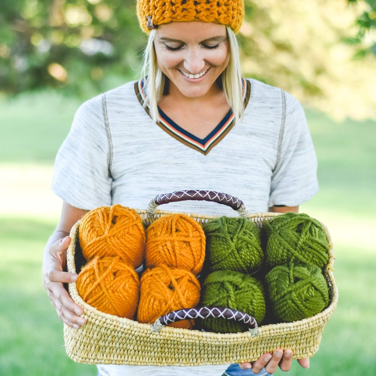 Women's Slouch Hat | Butterscotch Slouchy Beanie - b.e.happe
