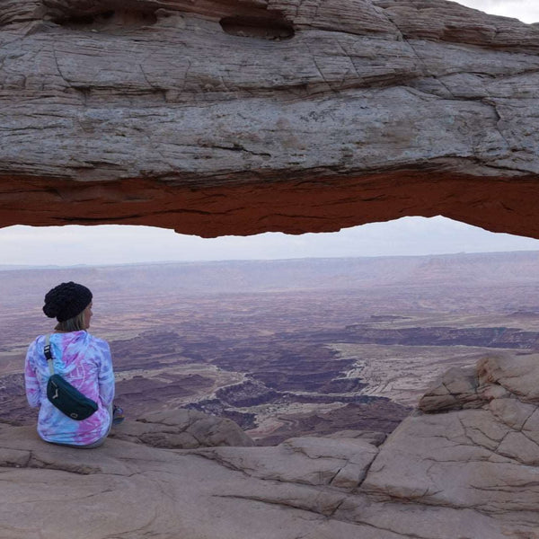 Women's Slouch Hat | Charcoal Gray Slouchy Beanie - b.e.happe