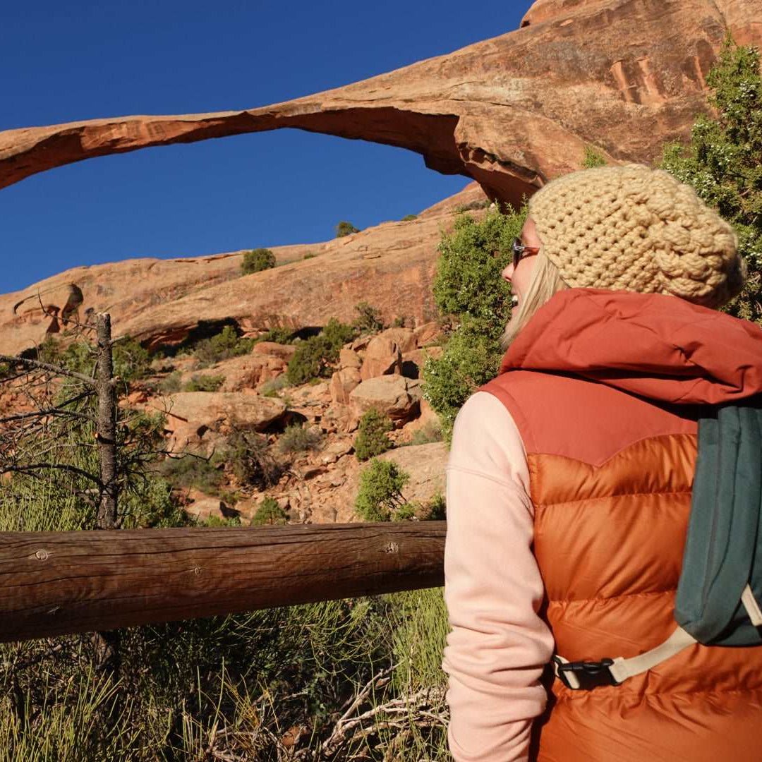 Women's Slouch Hat | Tan Slouchy Beanie - b.e.happe