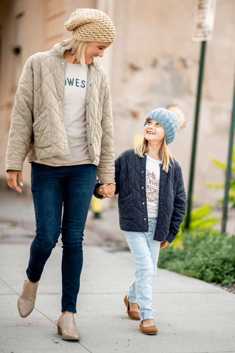 Youth Knit Pom Hat | Succulent Heart Beanie - b.e.happe